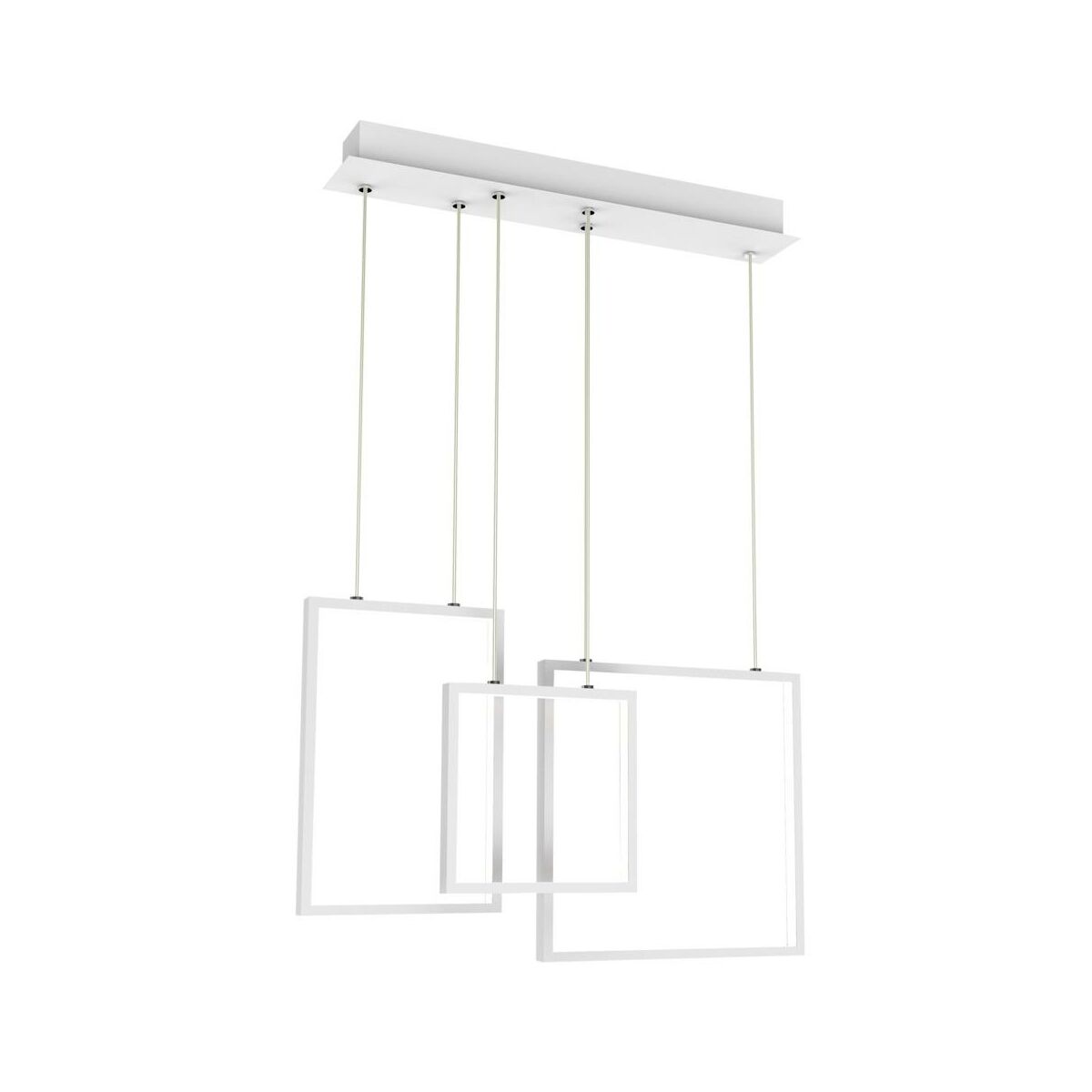 Lampa wisząca Keos biała 2900 lm 3 x LED Candellux