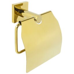 Uchwyt ścienny na papier toaletowy Nero Gold Ba-De