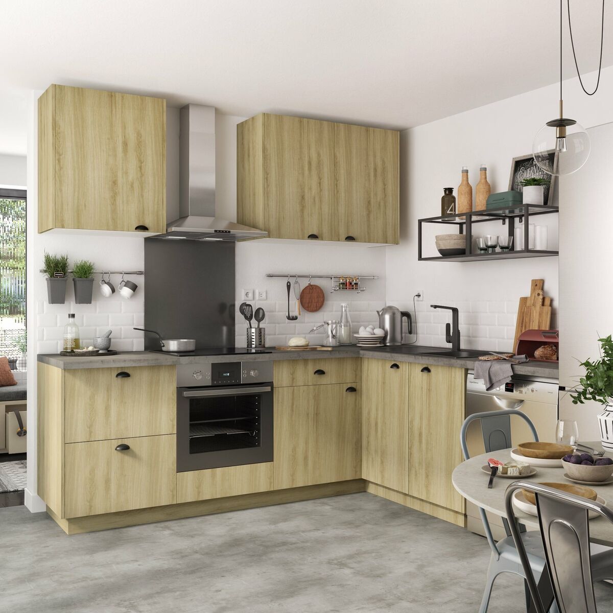 Front szuflady/okapowy FDL90/39 Roma drewno Delinia iD