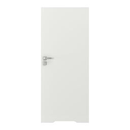 Drzwi wewnętrzne bezprzylgowe łazienkowe z podcięciem wentylacyjnym Vector T Białe 70 Prawe Porta