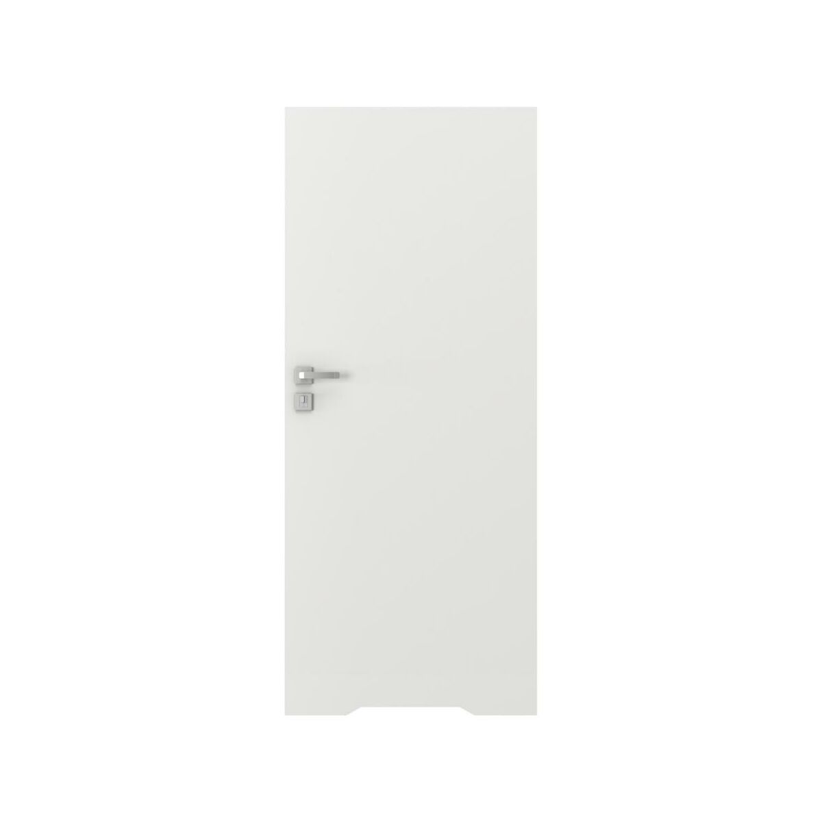 Drzwi wewnętrzne bezprzylgowe łazienkowe z podcięciem wentylacyjnym Vector T Białe 90 Prawe Porta