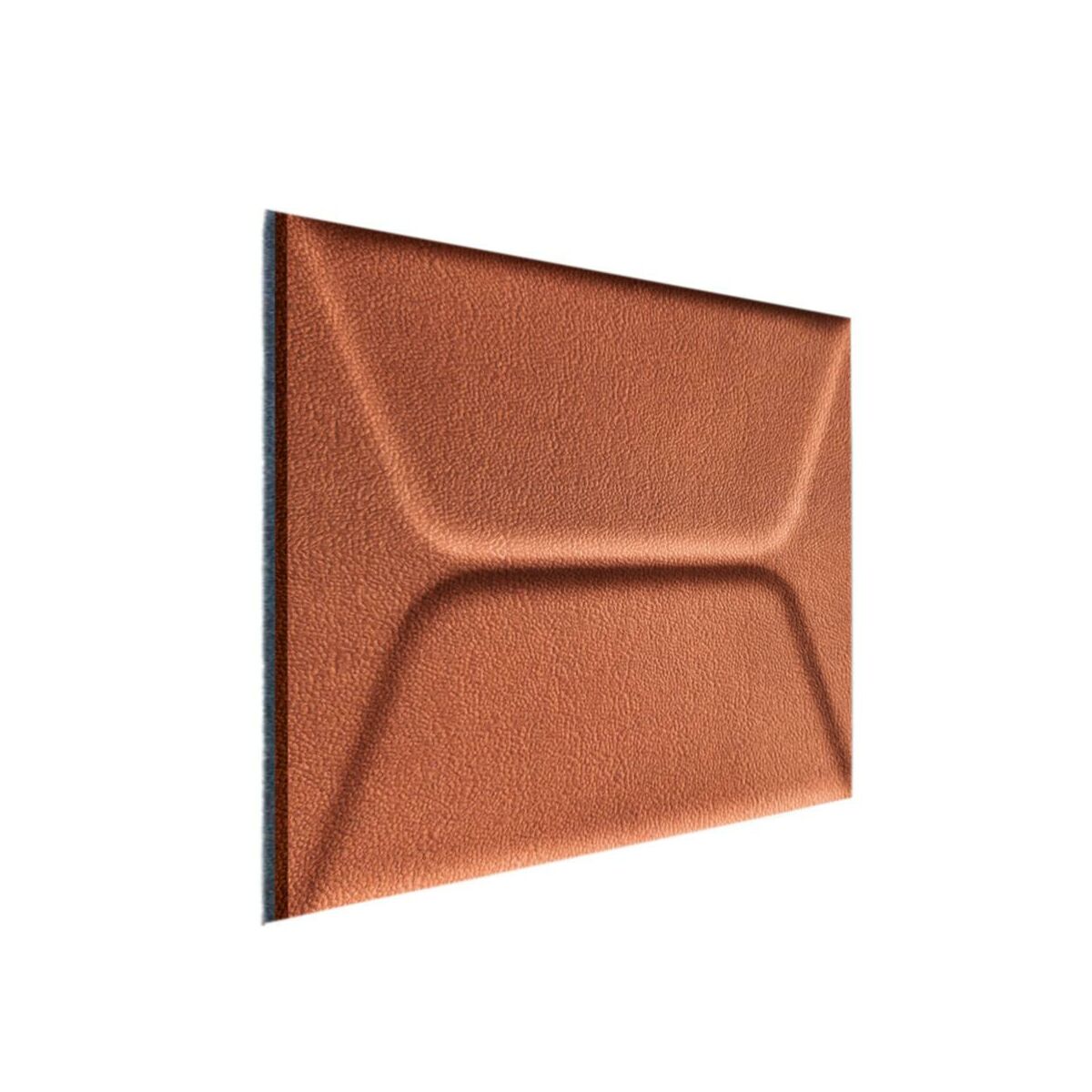Panel ścienny tapicerowany kwadrat 30x30 cm tkanina na filcu ceglany Trapez V56 Folte
