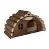 Domek dla jeży 34 x 17.5 x 19.5 cm drewniany z okienkiem