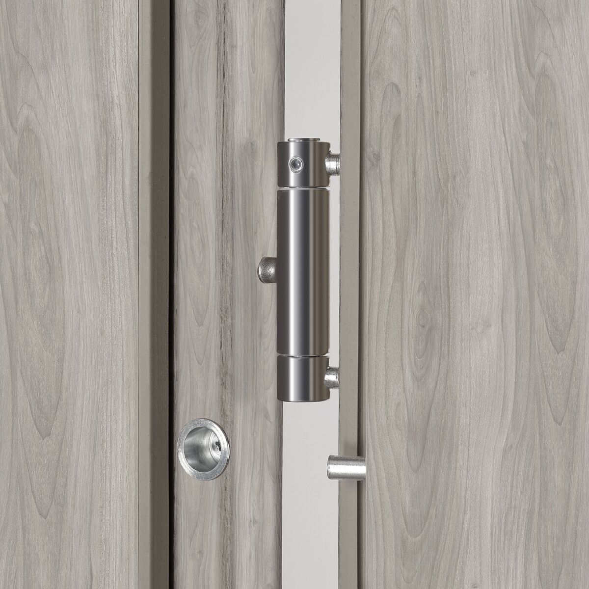 Drzwi wewnętrzne wejściowe MDF RC2 32dB Eris Set jesion modern 90 lewe