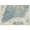 Fototapeta OLD VINTAGE CITY MAP 368 x 254 cm
