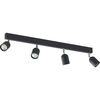 Szyna z 4 reflektorkami TOP NEW czarna 4 x GU10 TK LIGHTING