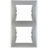 Ramka podwójna SEDNA aluminium SCHNEIDER ELECTRIC