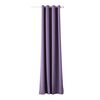 Zasłona gotowa AURA kolor Fioletowy 140 x 250 cm Kółka 160 g/m² ACTION