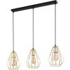 Lampa wisząca BRYLANT złota 3 x E27 TK LIGHTING
