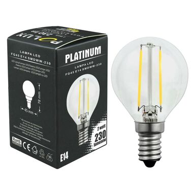 Żarówka LED E14 (230 V) 2 W 230 lm Ciepła biel POLUX