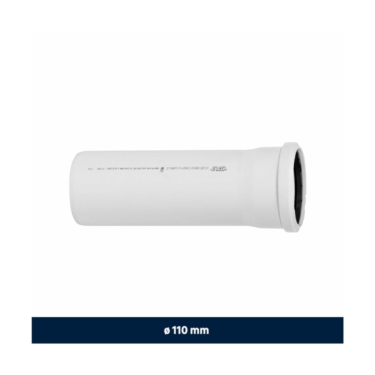 Rura kanalizacyjna PP 110 x 2.7 x 315 mm biała EQUATION