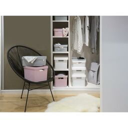 Pojemnik z pokrywą Infinity ażurowy 11 l 36 x 27 x 14 cm Curver