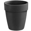 Doniczka ceramiczna 19 cm antracytowa NATURA CERAMIK