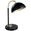 Lampa biurkowa MILANO czarno-złota 2 x E14 ORIVA