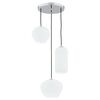 Lampa wisząca KALIMERA biała z chromem 3 x E27 PREZENT