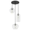 Lampa wisząca Kalimera szklana 3 x E27 Prezent