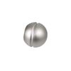 Końcówka do karnisza KULKA srebrna inox 20 mm