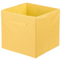 Pudełko tekstylne Kub 31 x 31 x 31 cm żółte