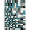 Dywan MIRAGE szary i niebieski 80 x 150 cm wys. runa 9 mm MULTI-DECOR