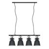 Lampa wisząca Lavare czarna 4 x E27 Italux