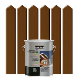 Lazura do drewna EKSTREMALNE WARUNKI 2.5 l  Orzech ciemny LUXENS
