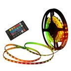 Taśma LED w zestawie z pilotem i zasilaczem RGB 24 W Nave