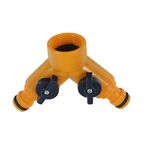 Przyłącze kranowe podwójne HL043P 19 mm (3/4") i 12,5 mm (1/2'')