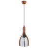 Lampa wisząca TRIVET BLACK CRISTAL brązowo-czarna E27 ALFA