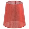 Abażur METALLIC 17 x 17.5 cm czerwony ORIVA AB