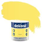 Farba wewnętrzna do ścian i sufitów KOLORY, KTÓRE INSPIRUJĄ 2.5 l Koktajl bananowy DEKORAL