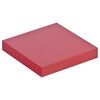 Półka KOMOROWA Czerwona lakierowana 23,5 x 23,5 cm SPACEO