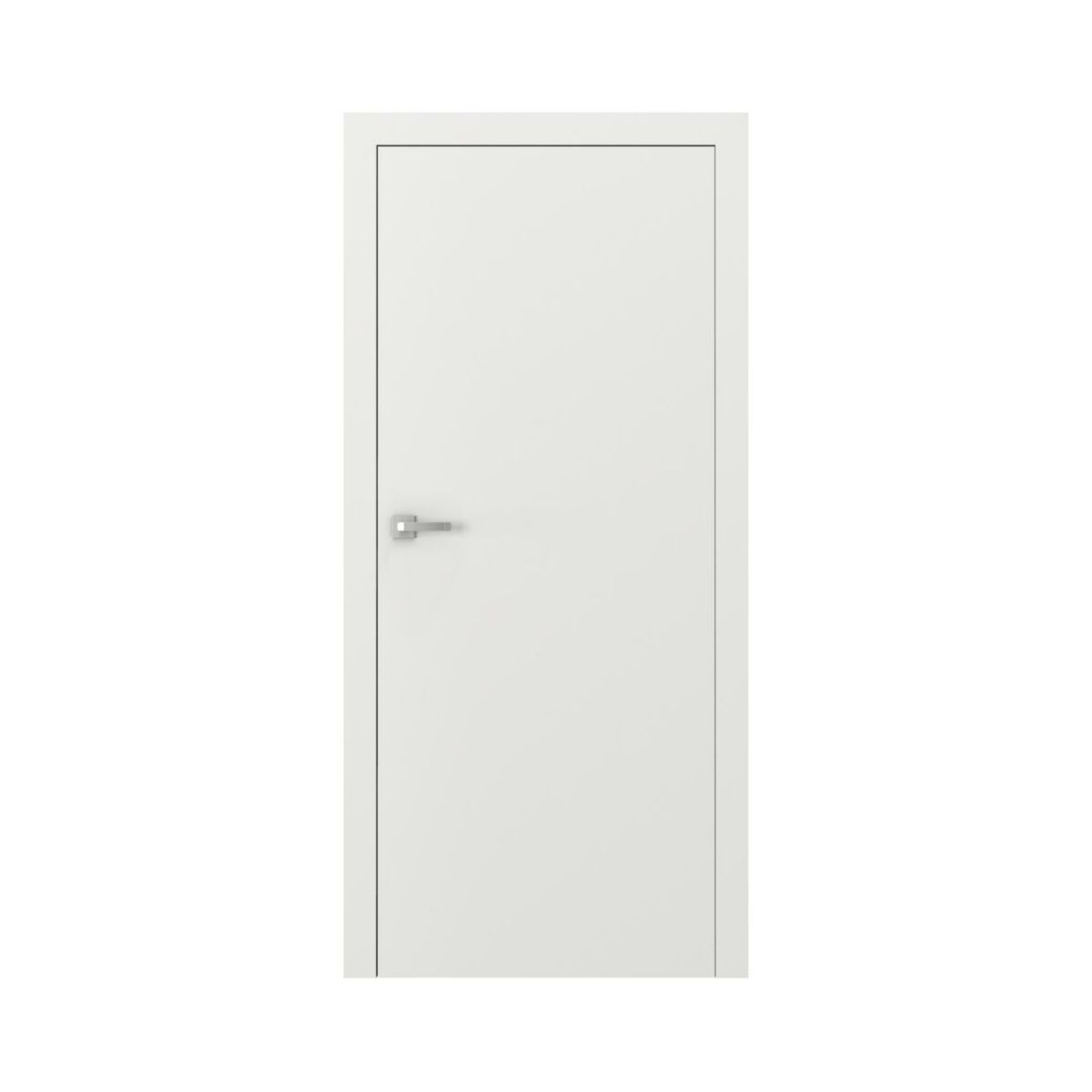 Drzwi wewnętrzne pełne bezprzylgowe Vector T Białe 90 Prawe Porta