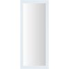 Lustro WAISS białe 45 x 126 cm w drewnianej ramie
