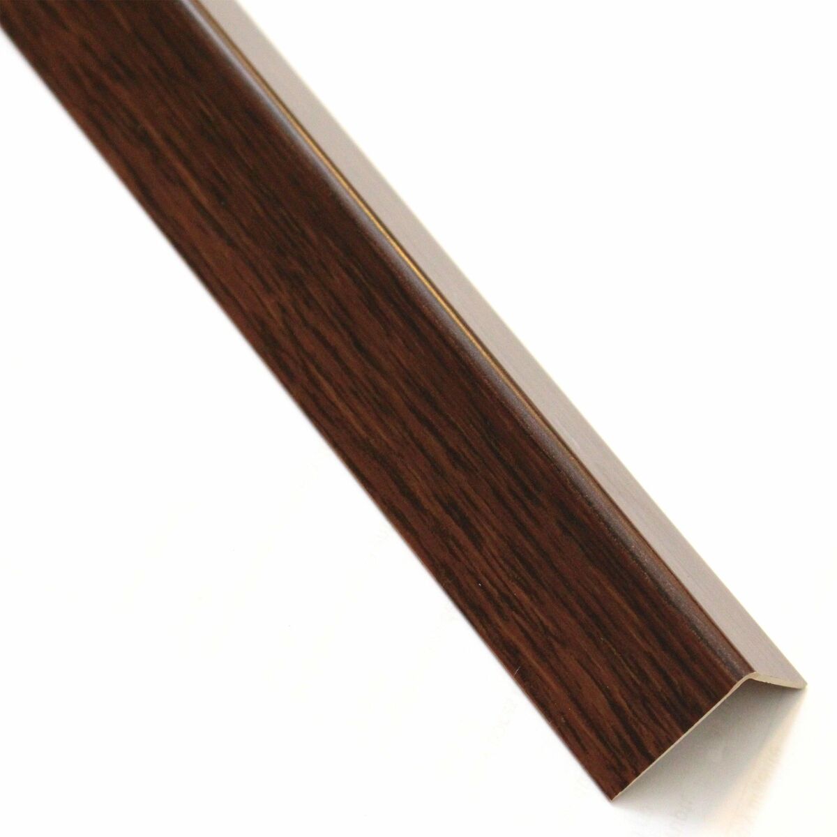 Kątownik PVC 1m 11x11 mm matowy drewno ciemne Standers