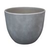 Doniczka ceramiczna 16 cm szara BARYŁKA