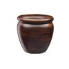 Donica ceramiczna 22 cm brązowa MUZA 4 R0723 EKO-CERAMIKA