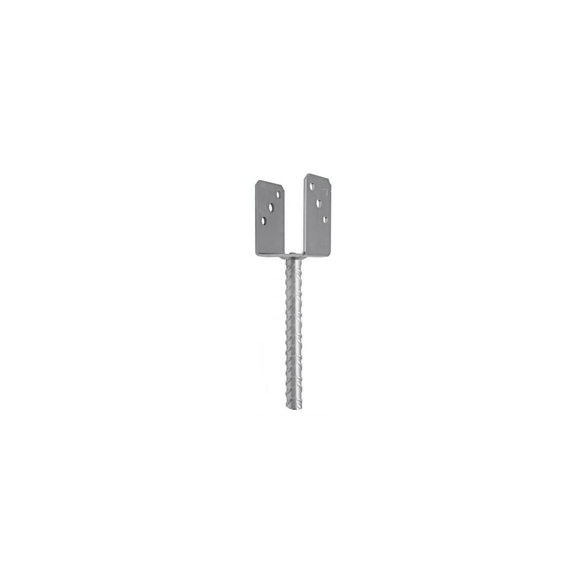 Podstawa słupa do betonu 71x120x4 mm metalowa Domax
