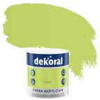 Farba wewnętrzna do ścian i sufitów KOLORY, KTÓRE INSPIRUJĄ 2.5 l Zroszona trawa DEKORAL