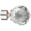 Końcówka do karnisza Crystal chrom mat 25 mm Inspire