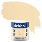Farba wewnętrzna do ścian i sufitów KOLORY, KTÓRE INSPIRUJĄ 2.5 l Beżowy jasny DEKORAL