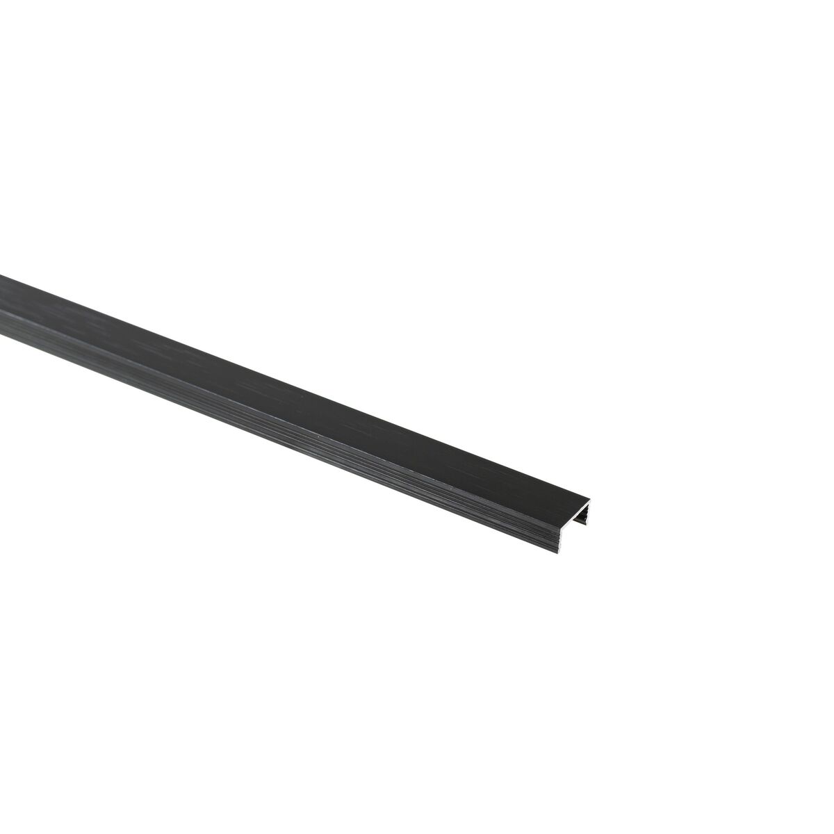 Profil wykończeniowy aluminium U 15 X 7.3 / 2.5 m Lux czarny Cezar