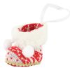 Zawieszka bucik w sweterku 6 cm 1 szt. czerwony