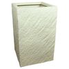 Doniczka betonowa 30 x 30 cm biała MPSS PROSTOKĄT CERMAX