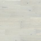 Podłoga drewniana deska trójwarstwowa Dąb Cream szczotkowana 1-lamelowa lakier matowy cream 10 mm Barlinek