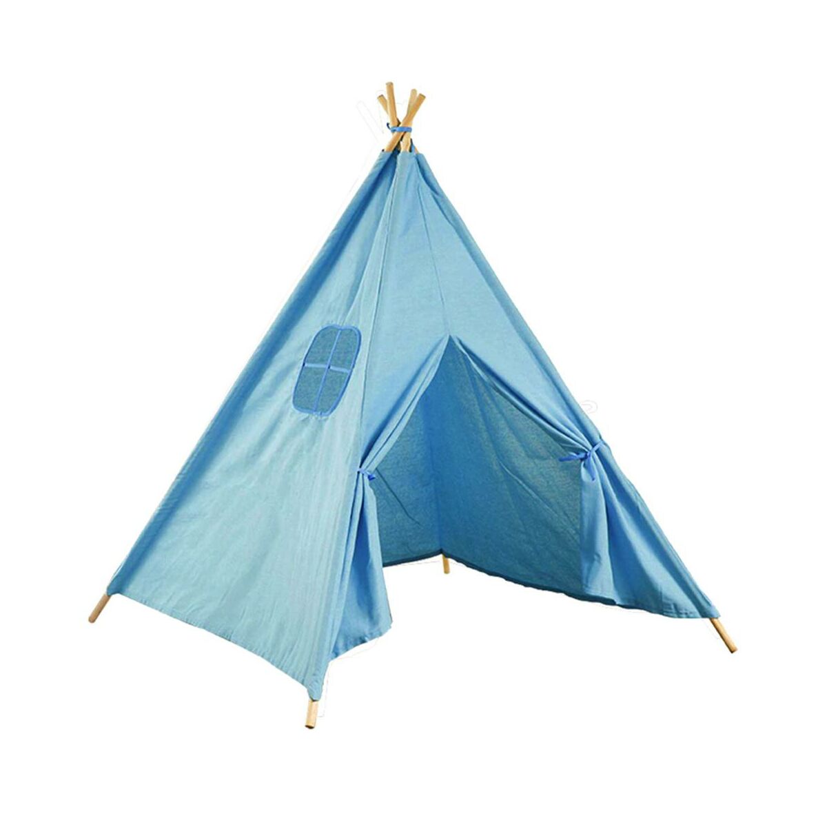 Namiot ogrodowy dla dzieci Teepee 120x120x160 cm niebieski