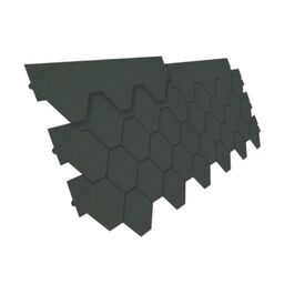 Gont bitumiczny Hexagonalny grafitowy 3 m2  Izolmat