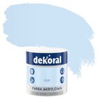 Farba wewnętrzna do ścian i sufitów KOLORY, KTÓRE INSPIRUJĄ 2.5 l Lodowy błękit DEKORAL