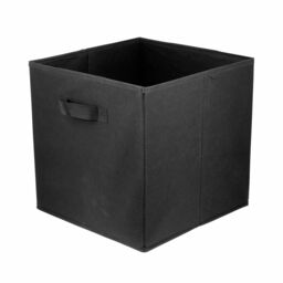 Pudełko tekstylne Kub 31 x 31 x 31 cm czarne