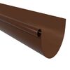Rynna dachowa ryflowana G125 Brązowa 3 m SCALA PLASTICS