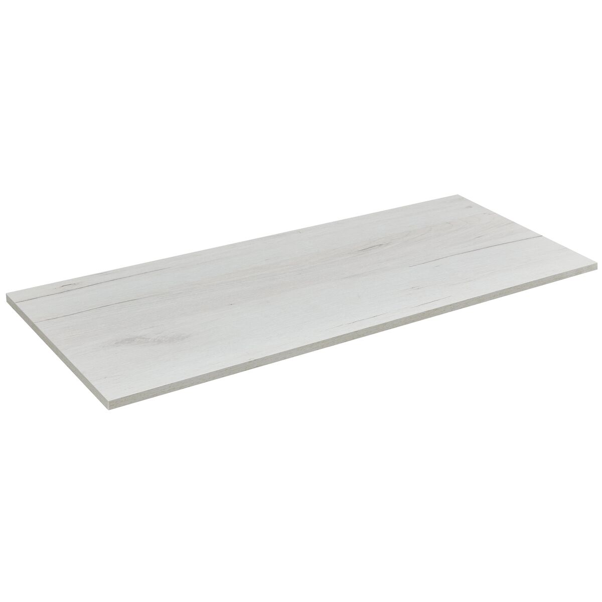 Półka ścienna meblowa Dąb Craft Biały 1.8x20x120 cm Floorpol